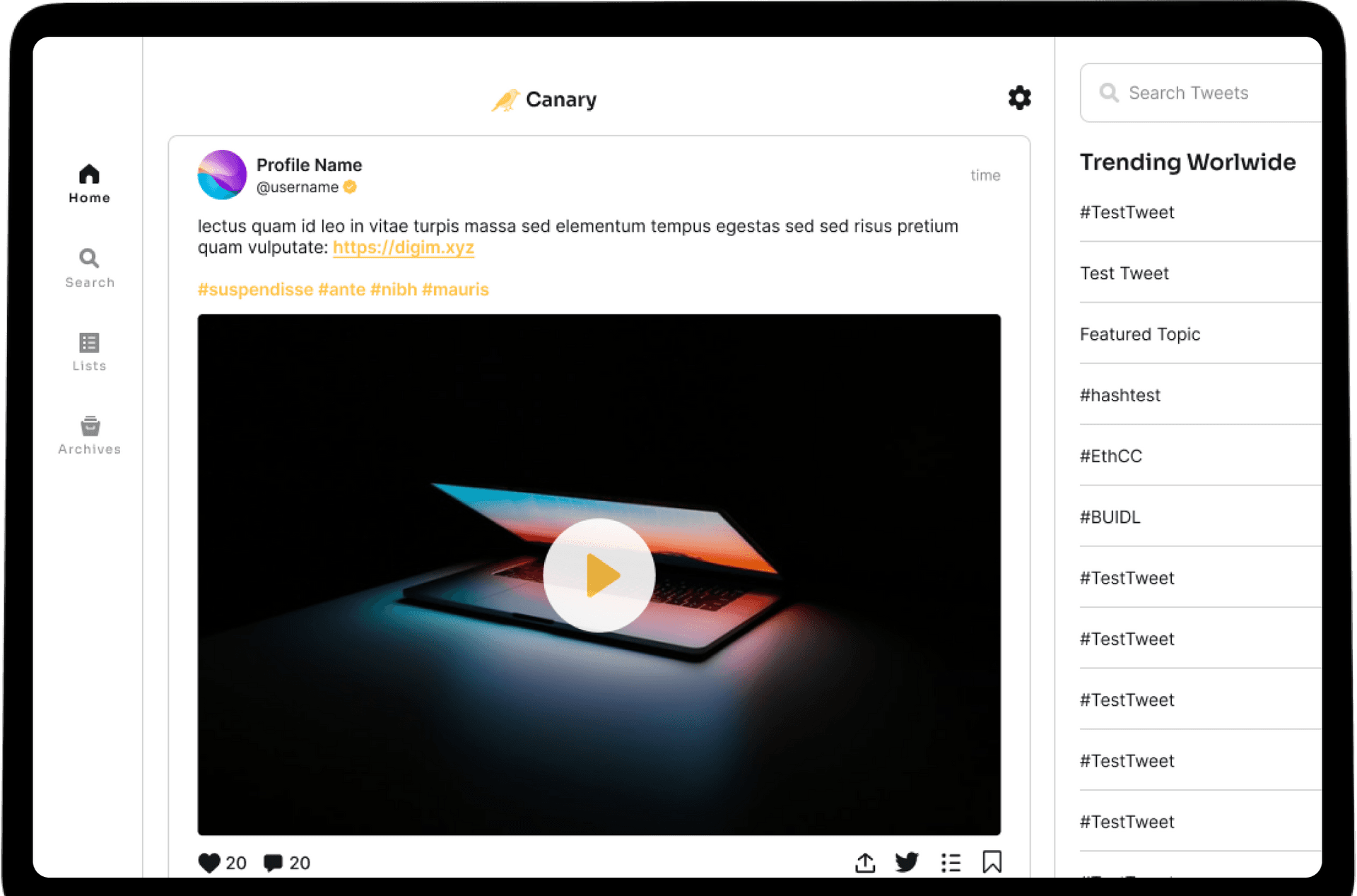 OpenSource Canary - True Sparrow